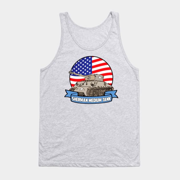 SHERMAN MEDIUM TANK Tank Top by theanomalius_merch